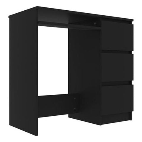 Desk Black 90X45X76 Cm Chipboard