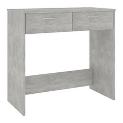 Desk Concrete Grey 80X40X75 Cm Chipboard