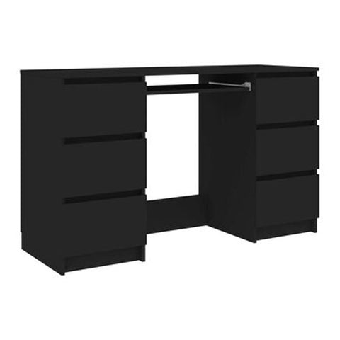 Writing Desk Black 140X50X77 Cm Chipboard