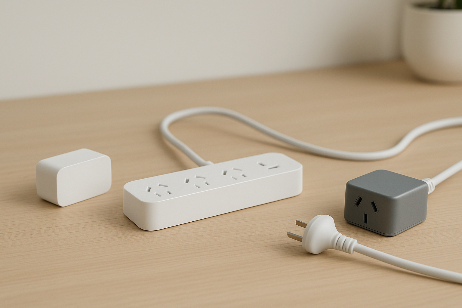Sleek powerboards and USB adapters for modern desks