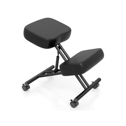 Height Adjustable Kneeling Chair With Angled Seat
