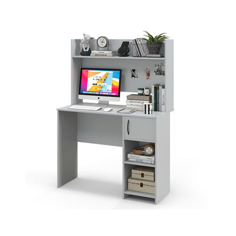 Computer Desk With Hutch Home Office Desk With Raised Display Shelf