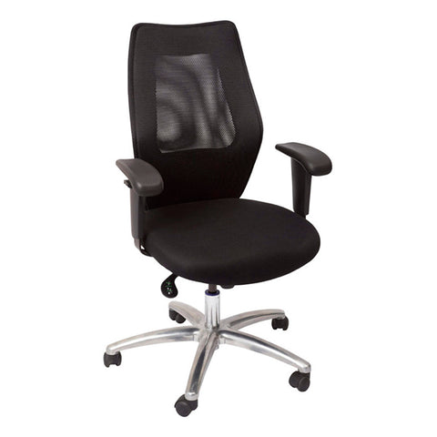 Executive Medium Back Mesh Chair Black
